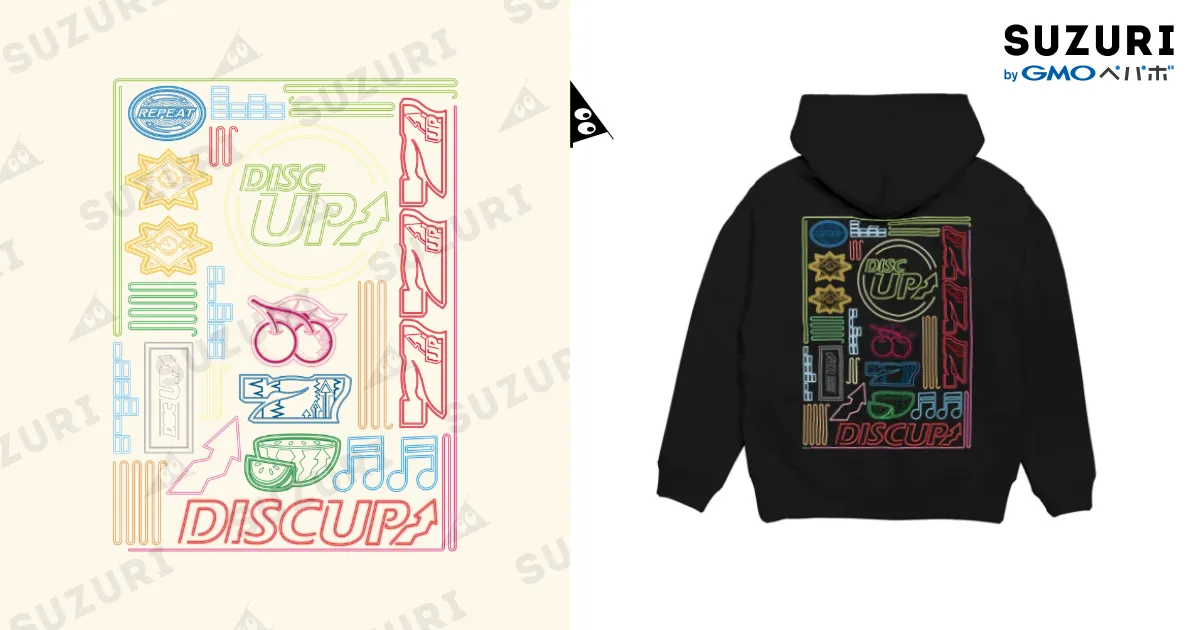 DISC UP パーカー ver.001(02-07) / サミー商店CUSTOM ( sammy-shop