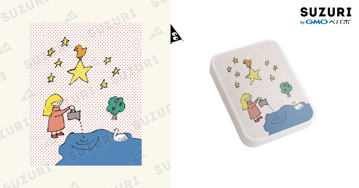 星が瞬く夜に / Nico-Recipeのフラット缶ケース通販 ∞ SUZURI（スズリ）