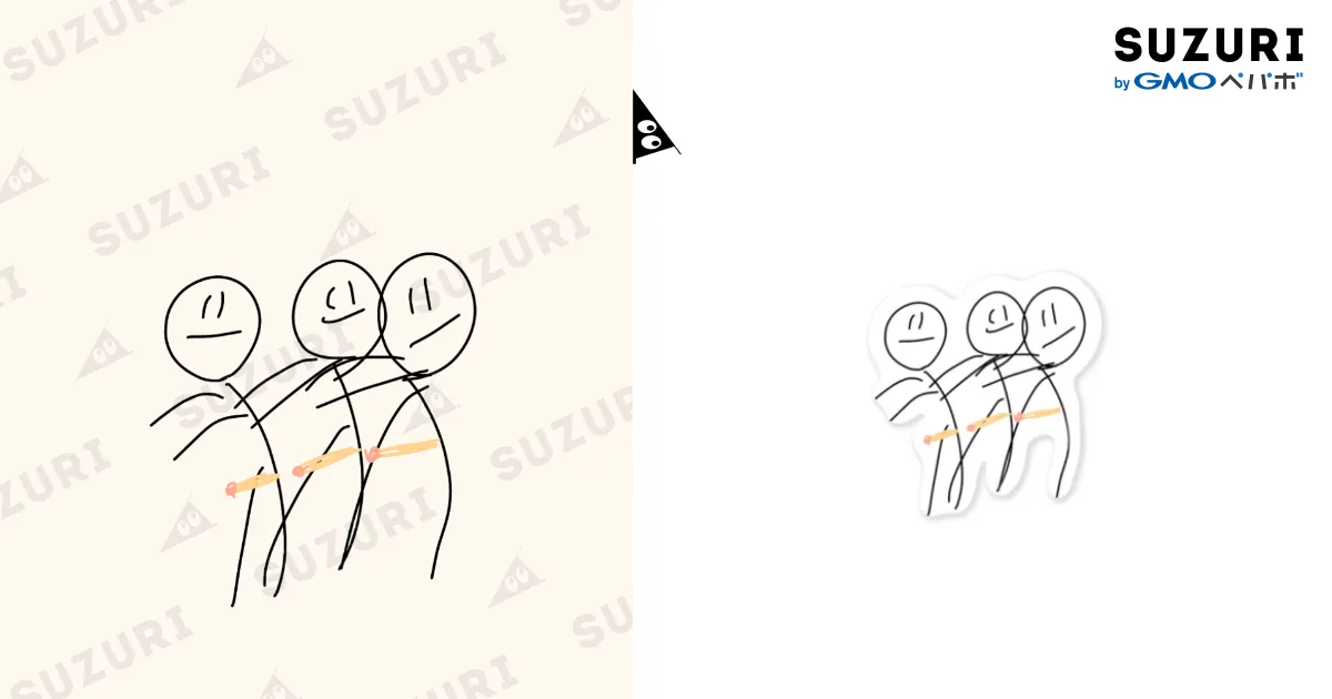 さんぴー / mashiii1234のステッカー通販 ∞ SUZURI（スズリ）