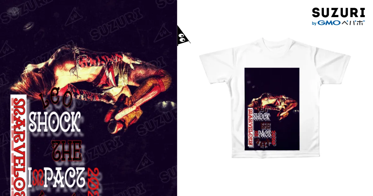 井坂レオ シューティングスタープレス Tシャツ / 井坂レオ/Leoisaka 
