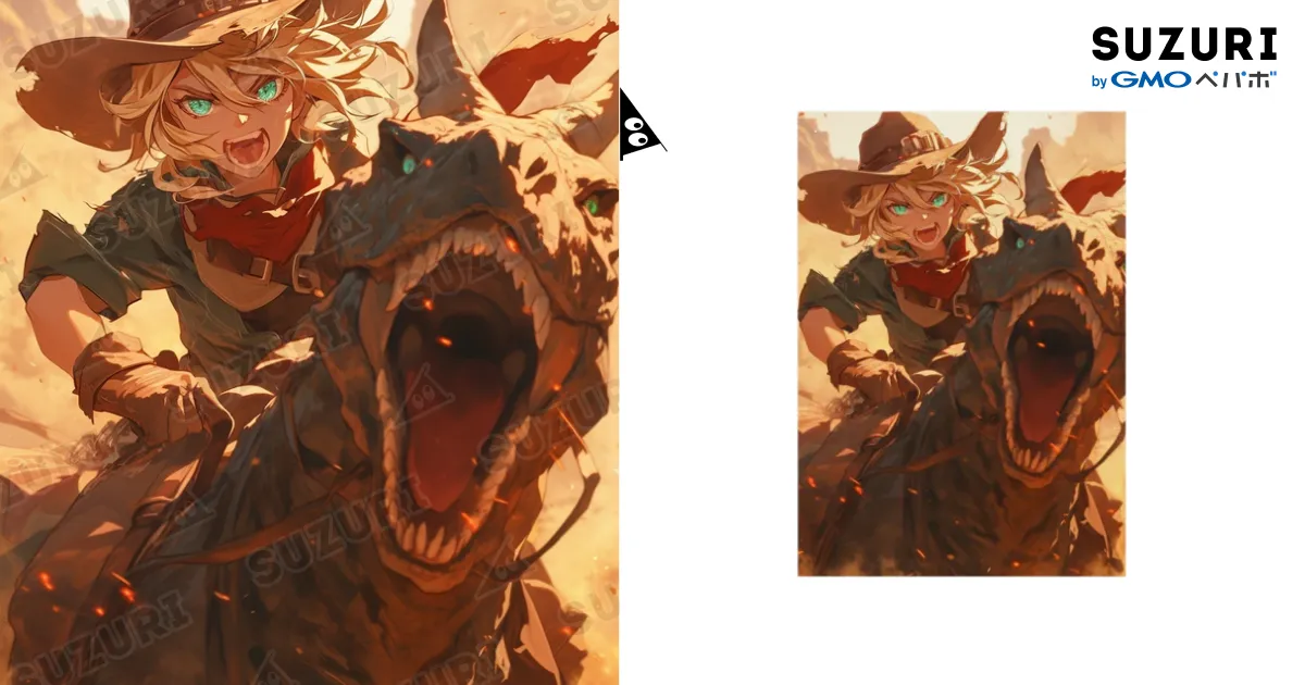Dragon Rider / Chatter Monkey ( ChatterMonkey_Japan )の吸着ポスター通販 ∞ SUZURI ...