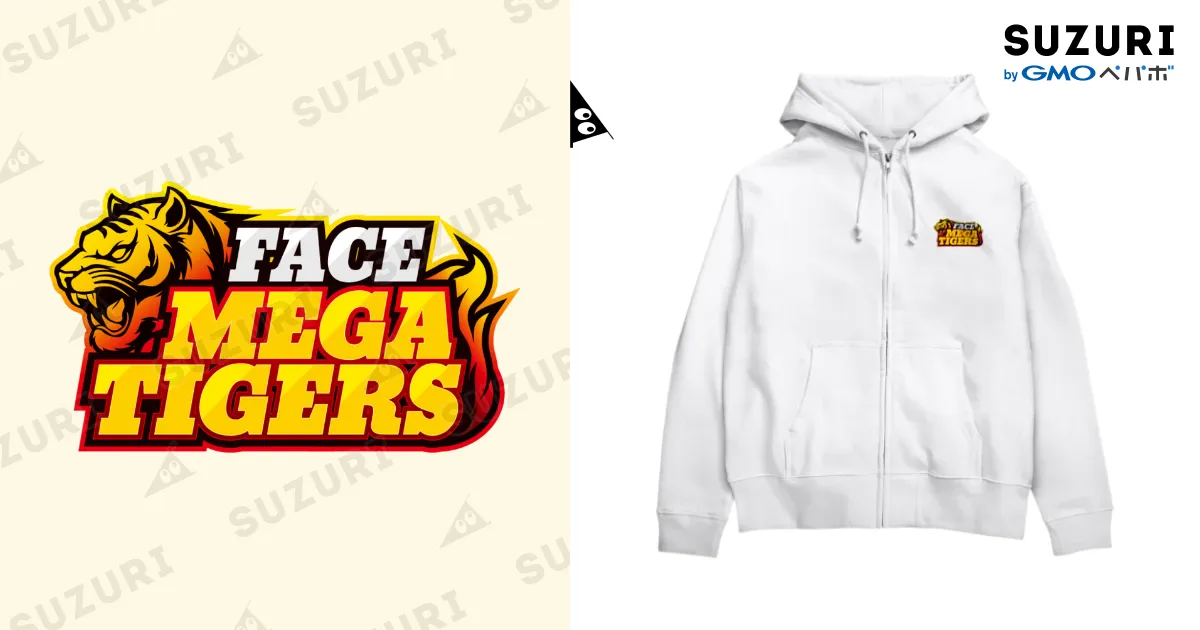 ⭐︎未開封⭐︎ 名鉄百貨店× ドリカム35周年」オリジナルパーカー 777リーグ フェイスメガタイガース ワンポイントパーカー(G02-05