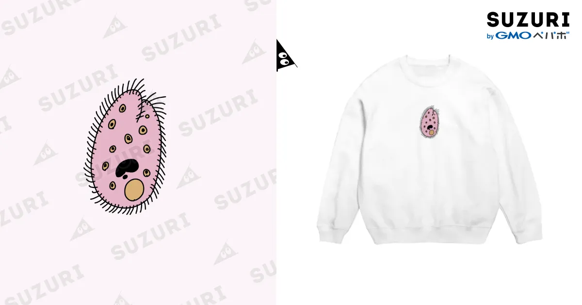 大腸バランチジウム Crew Neck Sweatshirt by ペンギンショップ
