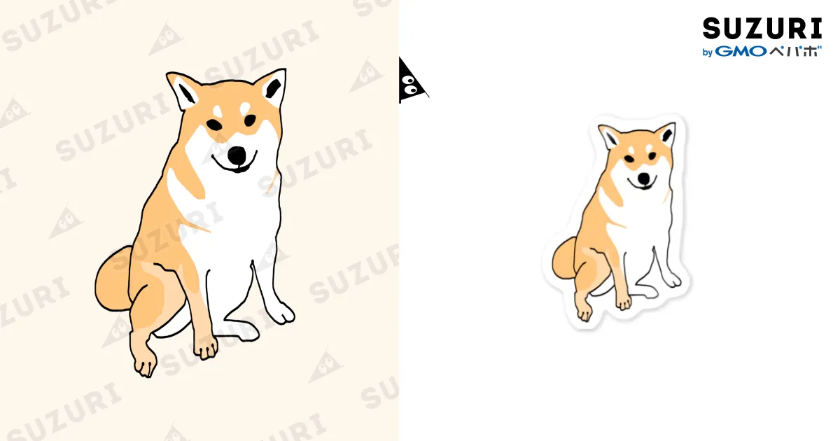 いっぬ Sticker by わ ( rabippo ) ∞ SUZURI