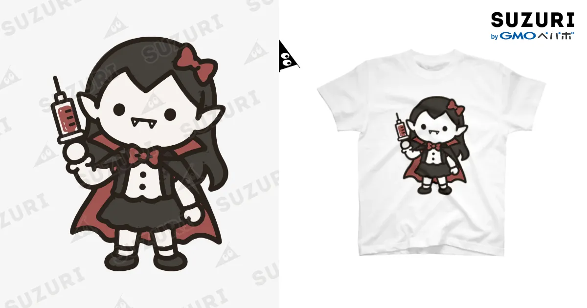 吸血鬼 白Tシャツ