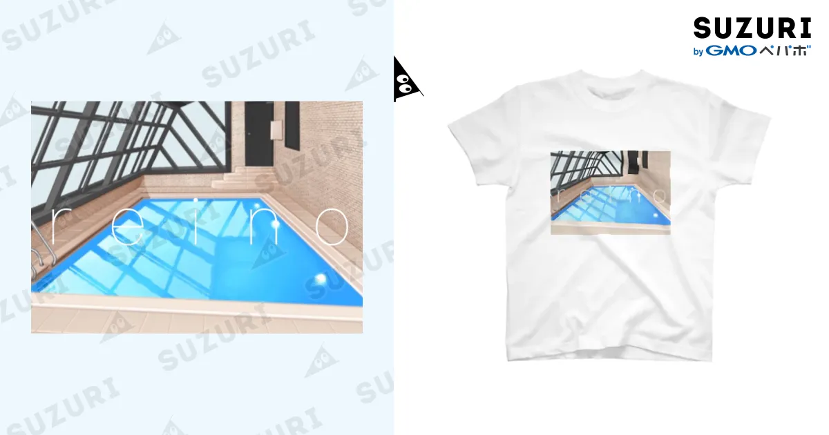 例のプール② Regular Fit T-Shirt by 例のプールグッズ ( REINO