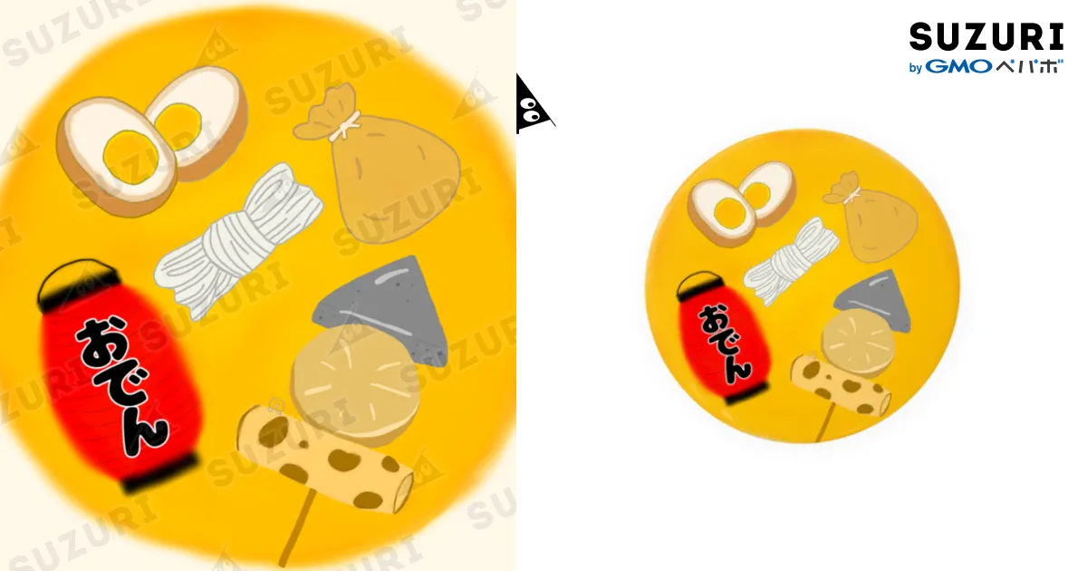 おでんちゃん / 食いしん坊ママ ( ask_synt )の缶バッジ通販